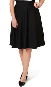 Union Made Vintage A-line Black Mini Skirt